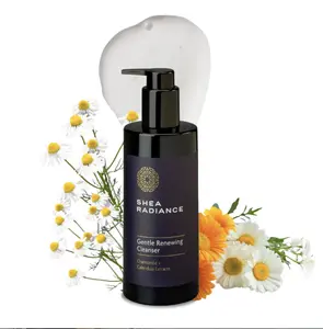 Shea Radiance Gentle Renewing Cleanser - Skincare Glucoside cleanser with Calendula and Chamomile Extracts - Facial Cleanser