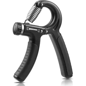 Grip Strength Trainer, Hand Grip Strengthener, Grip Strengthener, Adjustable Resistance, Forearm Strengthener, Perfect for Musicians Athletes