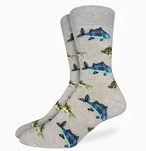 Men's School of Fish Socks Size 7-12