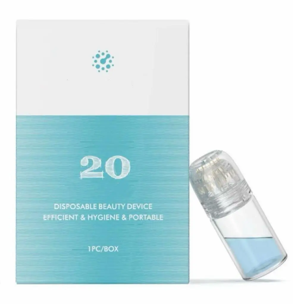 【Renhui】Household 0.25mm moisturizing essence roller applicator bottle, portable glass and plastic skincare roller, gentle facial care tool, suitable for family skin regeneration care.