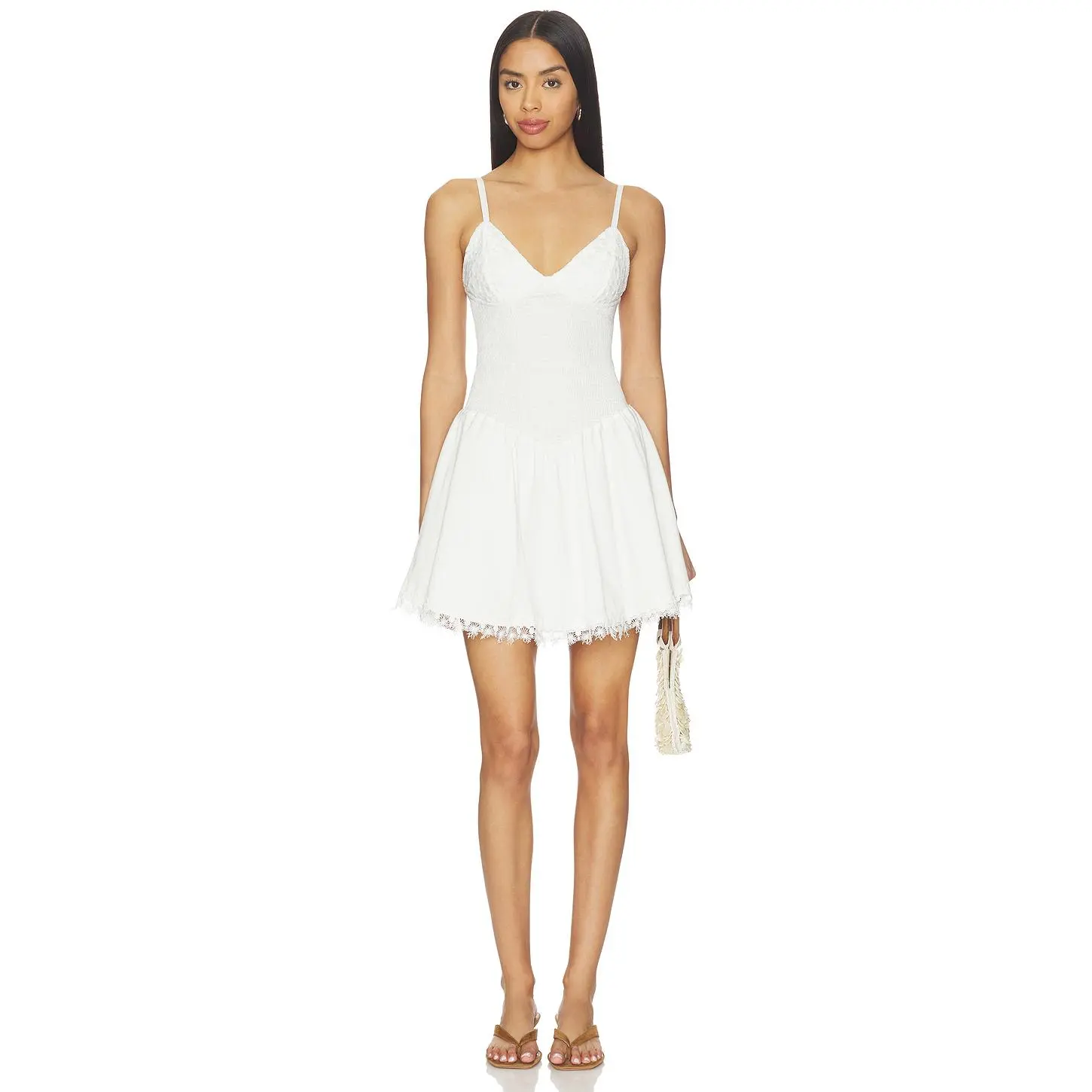 PEIXOTO Andie Mini Dress in White