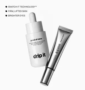 Brighten It by Point of View: Restorative Serum Duo for Eye and Face with PDRN Peptides & Glowing Hydration