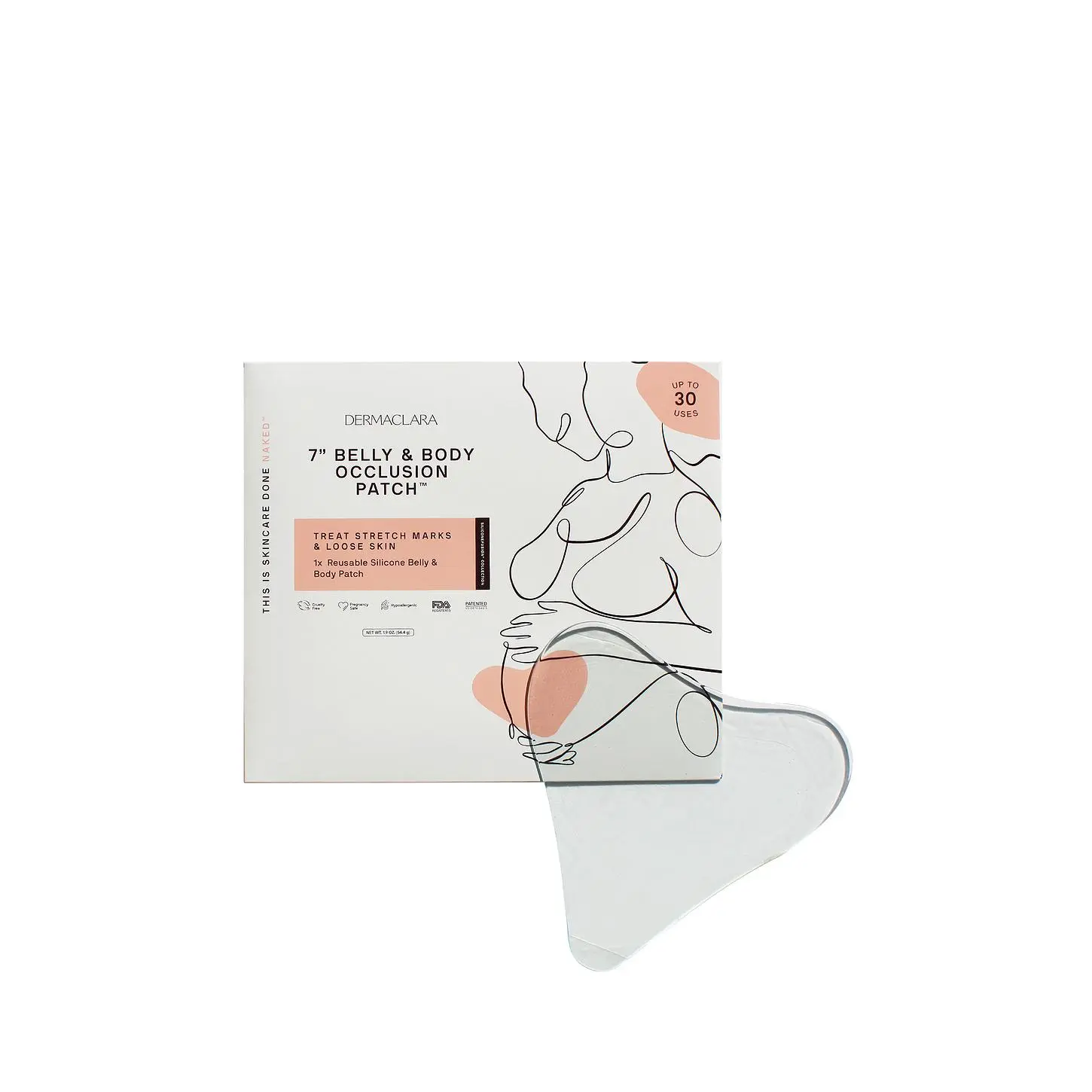 Dermaclara Belly & Body Occlusion Patch Dermaclara Belly & Body Occlusion Patch