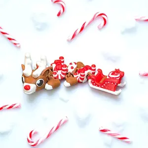 3d Printed Reindeer Christmas Dragon Articulated Holiday Decor