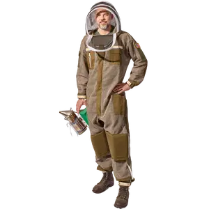 Sting Stopper Professional Ventilated Beekeeping Suit - Olive Green