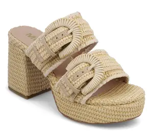 MIA Platform Block Heel Sandals - Rebekah
