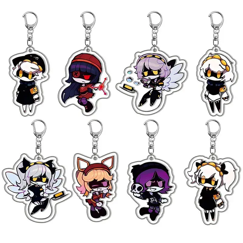 Murder Drones Season 1 Keychain - Uzi N V J Doll Tessa Pendant Key Chain, Cute, Durable, And Perfect For Bags, Keys, Or Gifts. Great For Daily Use Or As Thoughtful Little Gifts For Your Friends And Yourself.