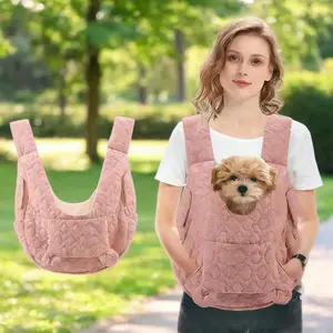 Adjustable Front-Facing Pet Travel Backpack Animal Carrier with Removable Bottom Safety Device, Ideal for Camping, Hiking