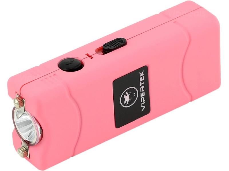 VIPERTEK Micro Mini PINK VTS-881 Built in LED Flashlight Rechargeable For Emergencies and Outdoor Activities