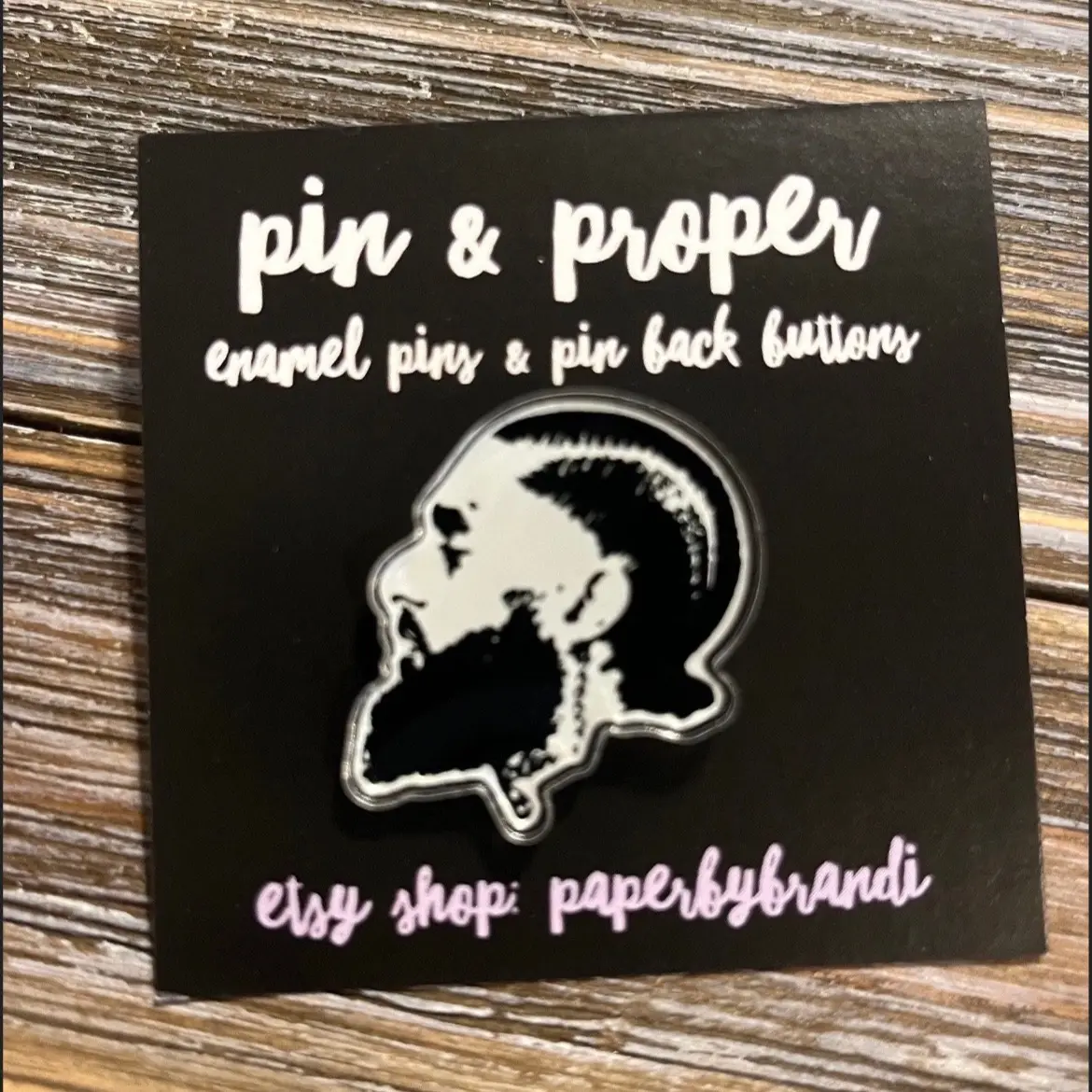 Nipsey Acrylic Lapel Pin Nipsey Acrylic Lapel Pin