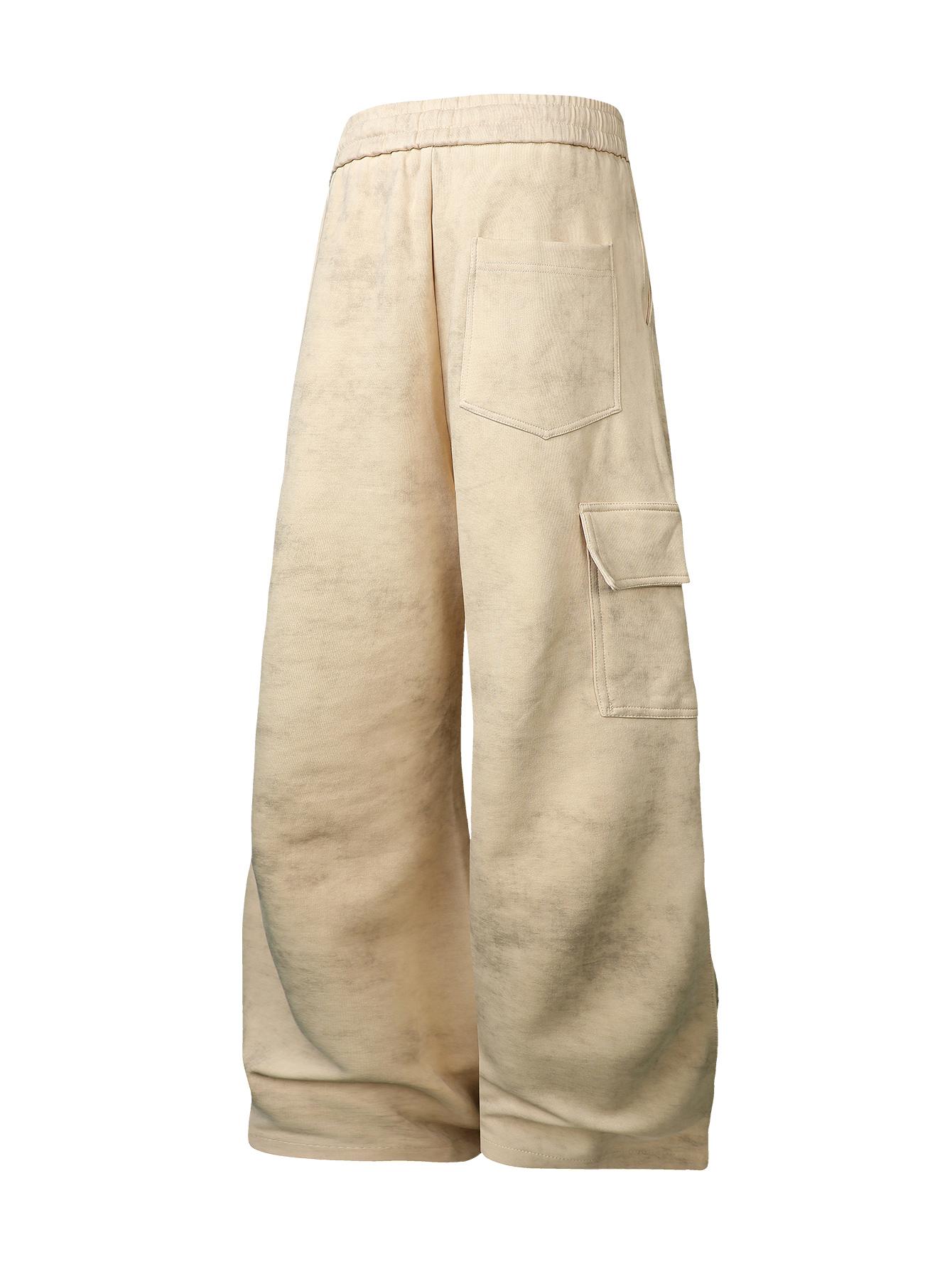 CCCMAI Men's Camouflage Multi-Pocket Cargo Pants Loose Fit Casual Drawstring Trousers for Daily Wear Fashion Athletic Long Pants for Autumn Winter Essential Menswear for Outdoor and Street Style