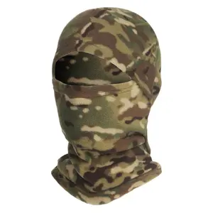 Autumn and Winter Cycling Mask Windproof and Warm Integrated Headgear Fleece Fleece Fleece Cap Multi-functional Sports Warm Headgear Ski Ninja Personalized UV Protection Sun Balaclava Face Camouflage Cool Outdoor Motorcycle