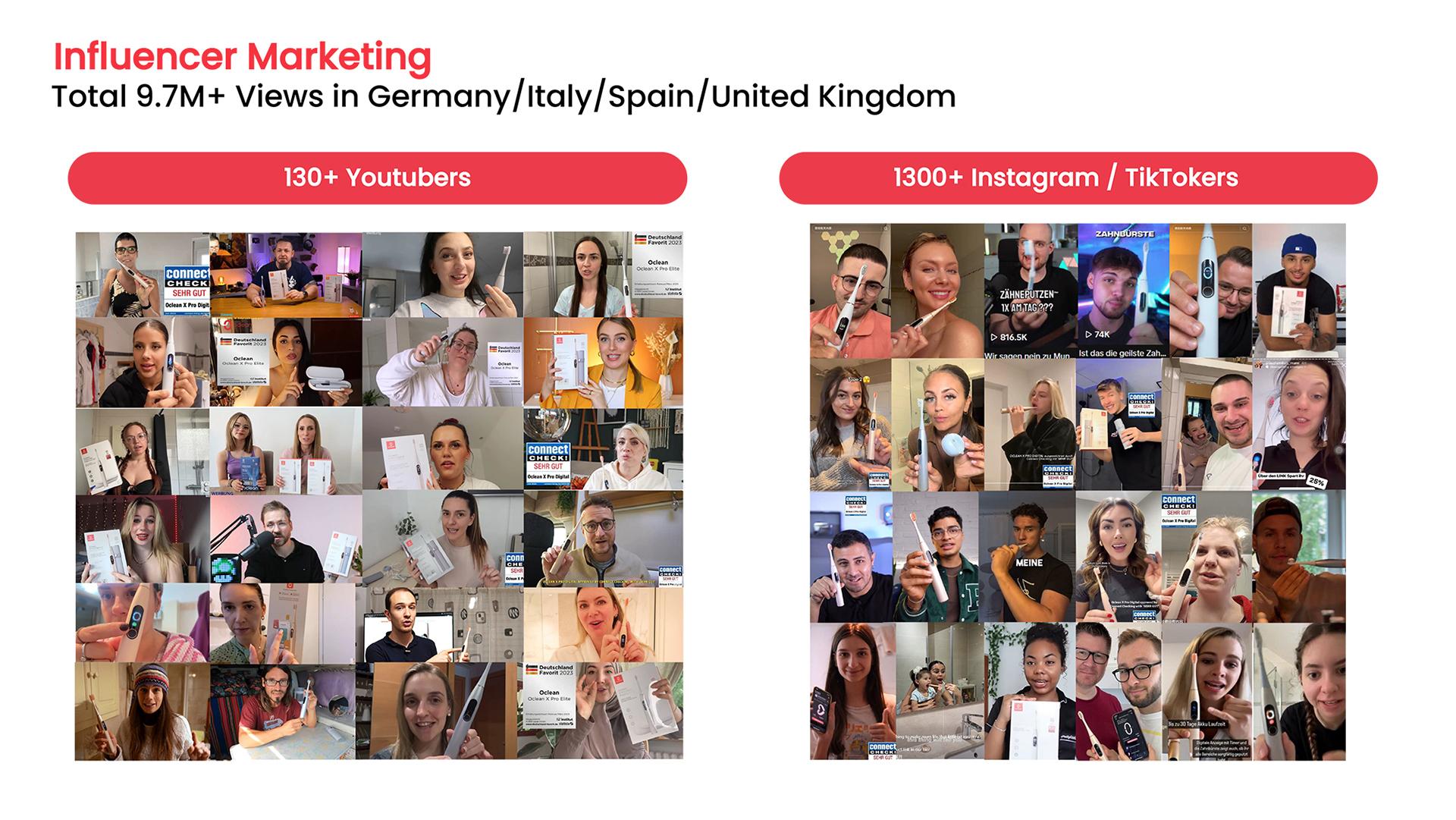 Oclean Electric Toothbrush,72,000 VPM, effective whitening,,90-day battery life,smart timer, soft bristles,charge protection Oral Sensitive Cleansing