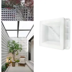 Reusable ABS Concrete Hollow Brick Mold - Durable Hollow Concrete Molds for DIY Garden and Wall Making