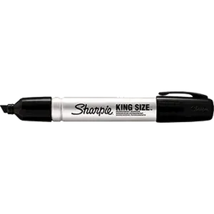 Sanford 071641150010 15001 Sharpie King Size Chisel Tip Marker - Black