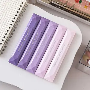 5pcs Pen Type Gradient Eraser Tape, Student Stationery Correction Tool, Portable Silent Exam Eraser Band, Smooth Stress Relief