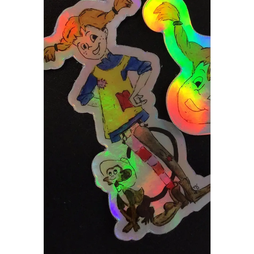 Pippi Longstocking Sticker