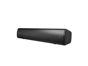 Creative Stage Air V2 Compact Under-Monitor USB Soundbar for PC, with Bluetooth 5.3, Dual-Driver and Passive Radiator, up to 6 Hours of Playtime, Compatible with PS5 and Nintendo Switch Audio Portable  Speakers Wireless