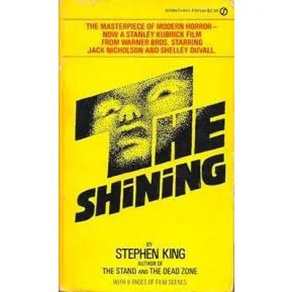 Used English Paperback Book - Stephen King's "The Shining", Soft Covers, Modern American Horror Classic, Very Good Condition, 0.73 lbs