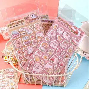 DIY Decorative Felt Stickers Series, Creative Handmade Journal Supplies, Flat Felt Decals for Scrapbooking & Craft Projects