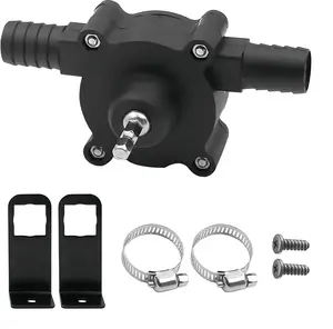 Portable Drill Pump for Water & Fluid Transfer – Hand Self-Priming Quick Pumping for Water, Gasoline, Oil & Diesel, 1 Set
