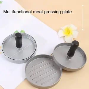 1pc, Non-Stick Burger Press with 100 Patty Papers - Perfect for Beef, Veggie, BBQ, and Grill - BPA Free, Dishwasher Safe Kitchen Tool Meat Utensils