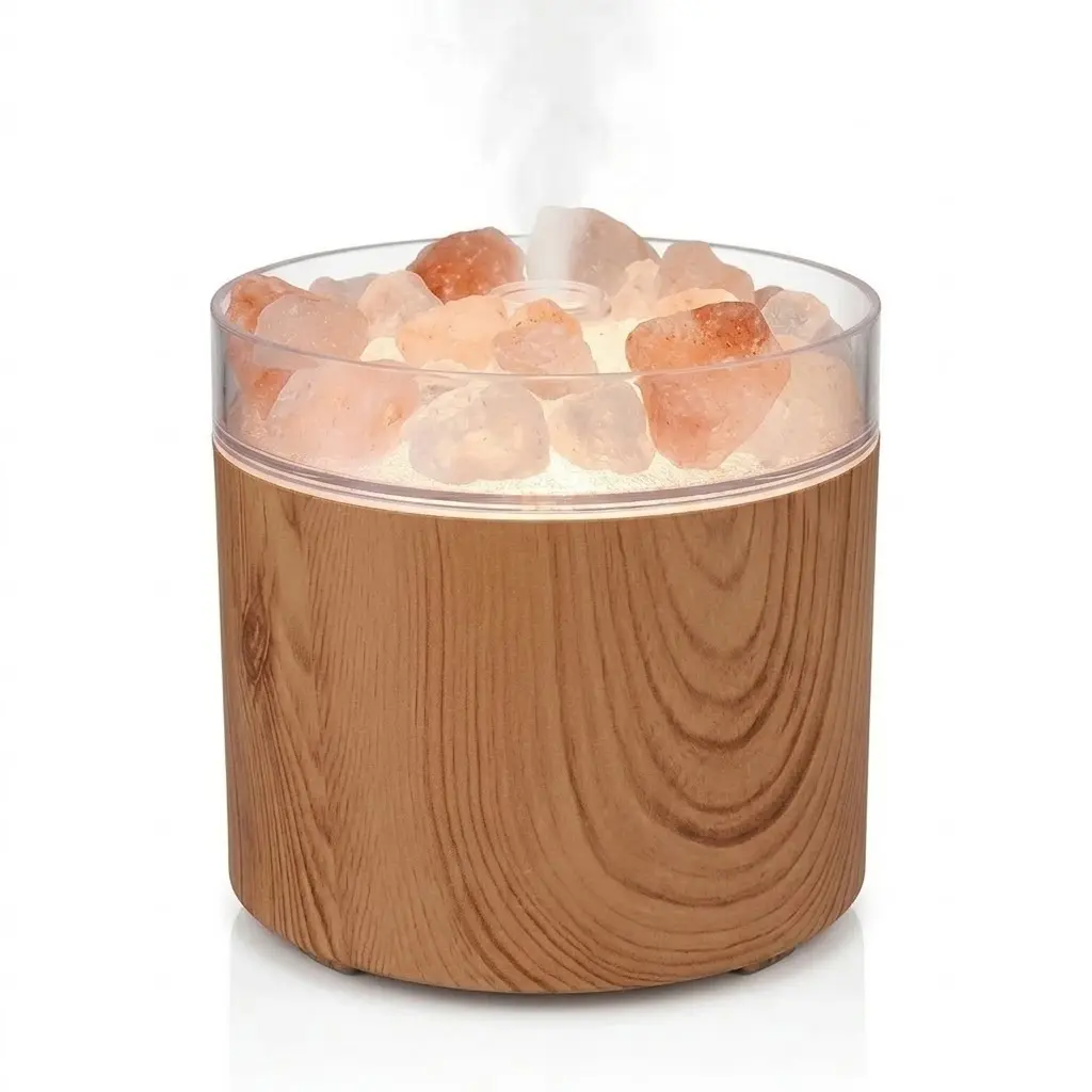 Ultrasonic Crystal Scented Oil Diffuser Humidifier - 4-Color Changing LED Nightlight, Calm Corner Daily Elegance, Sensory Experience Sleep Support, Home Bedroom Desktop Decor, Boyfriend Birthday Gift