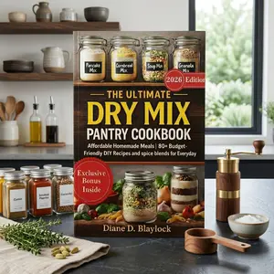 The Ultimate Dry Mix Pantry Cookbook - Homemade Baking, Pancake, Bread, Soup Preparations, Cookies, Muffins, Cakes, Budget-Friendly Family Meal Prep, Pantry Staples & Food Storage Recipes