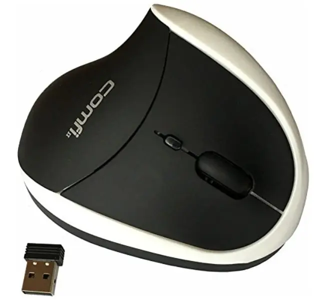 Ergoguys EM011-WW Comfi II Wireless Ergonomic Computer Mouse - White