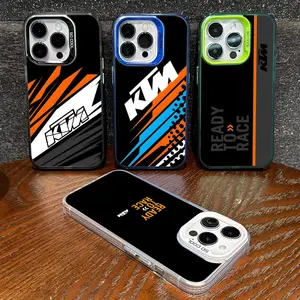 Motorcycle racing KTM Phone Case for iphone 17 Air 16 15 14 13 11 12 Pro Max Xr X Xs 8 7 Plus Color Silver Cover Shockproof Phone Cover