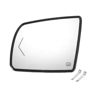 Car Rearview Left Driver Side Mirror Glass Replacement W/ Holder Turn Signal Heated for Toyota Sequoia 2008-2017 for Toyota Tundra 2007-2020