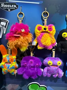 QIQI-Bud Monster Keychain v6  Plush Box Mystery Boxes Bag Pendant Bunny Plush Dolls Soft Collectibles