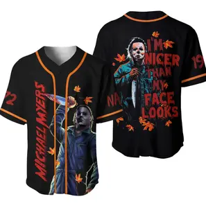 Personalized Michael Myers Jersey Shirt, Michael Myers Baseball Shirt