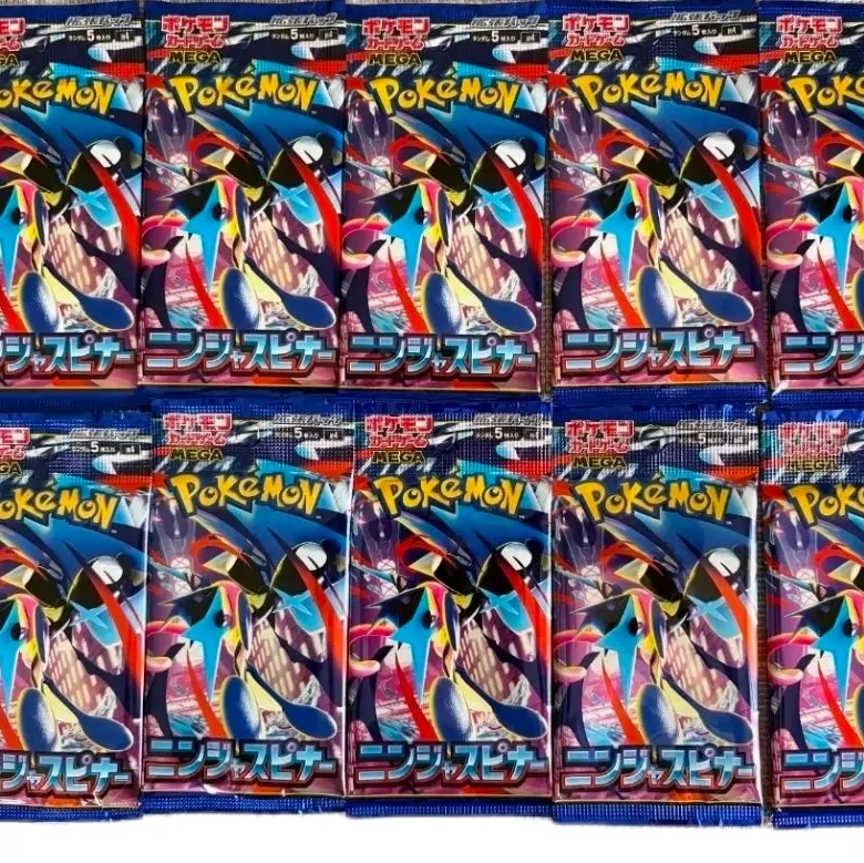 Pokémon Cards Japanese Ninja Spinner  Pack - Mega Edition Collectible Trading Card Game