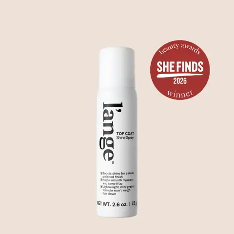 L'ANGE HAIR Top Coat Shine Spray - Haircare Glossy Finishing Mist with Argan Oil, Moisturizer, Smooth Frizz & Flyaway Control, Ultra-Fine, Lightweight Hydrating Formula That Won’t Weigh Hair Down, Fine Mist