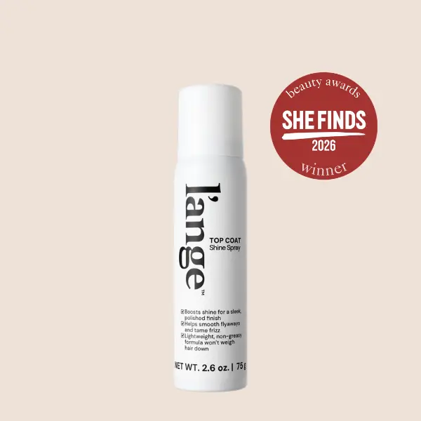 L'ANGE HAIR Top Coat Shine Spray - Haircare Glossy Finishing Mist with Argan Oil, Moisturizer, Smooth Frizz & Flyaway Control, Ultra-Fine, Lightweight Hydrating Formula That Won’t Weigh Hair Down, Fine Mist