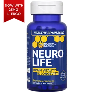 NEUROLIFE Supplement w/L-Ergothioneine - May help protect and prolong cognitive function†* - 60 Capsules