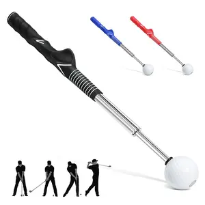 Golf Swing Training Aids, Flexible Telescopic Club, Golf Grip Trainer & Golf Swing Trainer