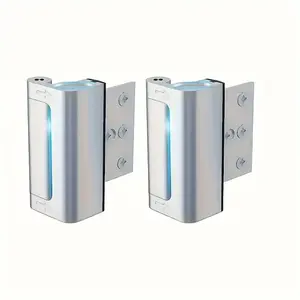 2pcs Heavy-Duty Door Reinforcement Locks, Anti-Theft Door Lock, Durable and Safe Home Security Lock Ideal for Inward Swinging Doors, Tools Hardware