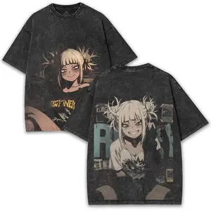 T0ga Himiko My Hero Academia Oversized Tee Unleash Your Inner Villain, Anim3 Fan Shirt Vintage