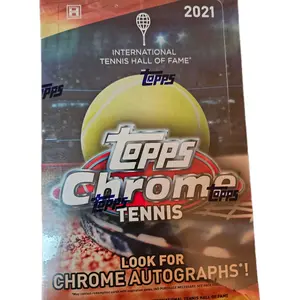 2021 Topps Chrome  Tennis *HOBBY* Box Factory Sealed.  SHIP ONLY