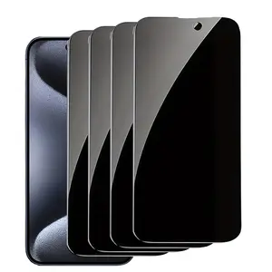Privacy Protection Tempered Glass Screen Protector for iPhone 12/13/14/15/16 Series, Anti-Spy, Bubble-Free, Scratch-Resistant Film