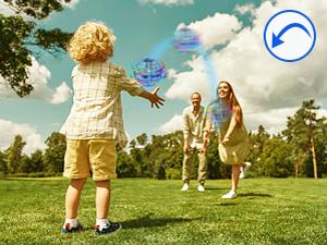 Flying Orb Ball Toy,Cosmic Globe Boomerang Hover Ball Galactic Fidget Spinner, Hand Drone Orbit, Cool Toys Gift for 6 7 8 9 10+ Year Old Boys Girls Teens Outdoor Toys(Blue)