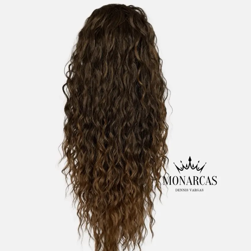 Chocolate Curly Ponytail