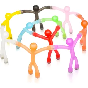 Magnetic People Figures (10 Pack) — Colorful Fridge Magnet Men for Office, Locker & Home Decor — Cute Magnetic Toys for Adults, Refrigerator Decor & Desk Fidget, Perfect Giftable, Trending, ASMR Satisfying