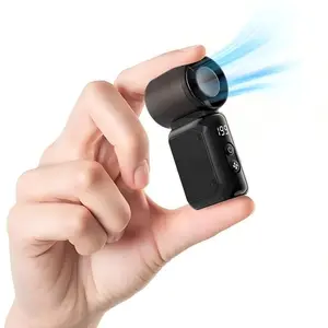 Portable Handheld Mini Fan, 5 Speed Small Travel Fan, Rechargeable Turbine Fan for Camping and Vacation, Unisex Gift, High-Speed Fan