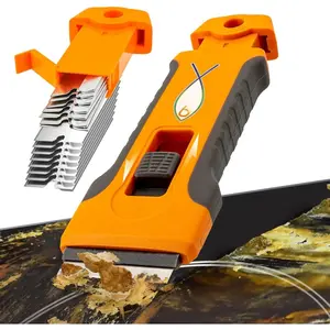 Razor  Scraper Tool with 15 count Extra , Cleaning Razor Scraper for Glass, Glass Top Stove Scraper for Oven Door, Cooktop Scraper, Glass Scraper Cleaning  from Glass