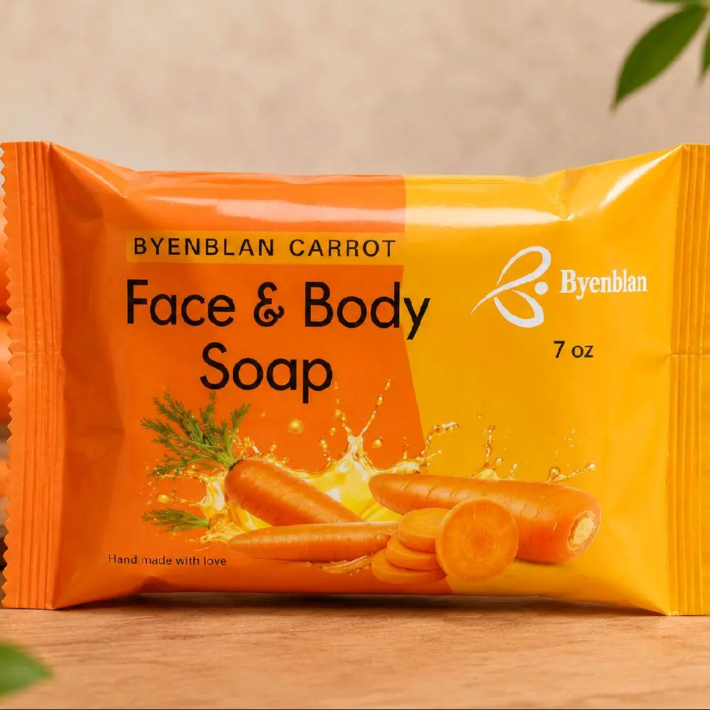 Byenblan Face & Body Soap Carrot 7 oz