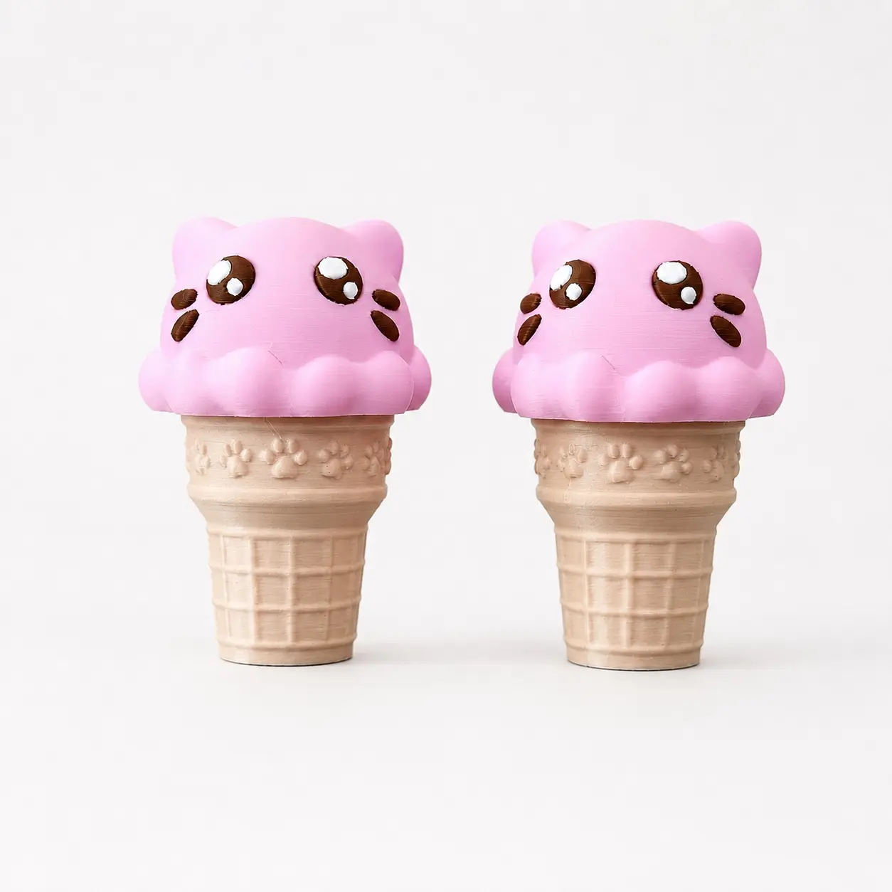 Ice Cream Fidget Clicker Toy with Mechanical Switch