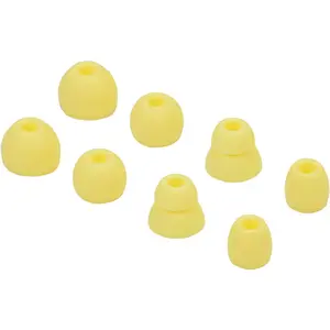 SQ-HPS027 Replacement Eartips Silicone Earbuds Buds Set for Powerbeats Pro Beats Wireless Earphone Headphones,4 Pair (Yellow)